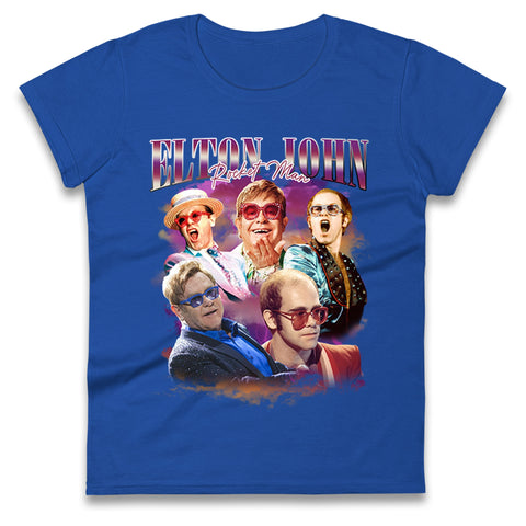 Elton John Bootleg Womens T Shirt