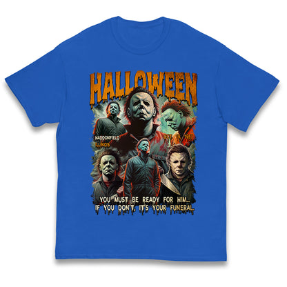 Michael Myers Scary Halloween Bootleg Kids T Shirt