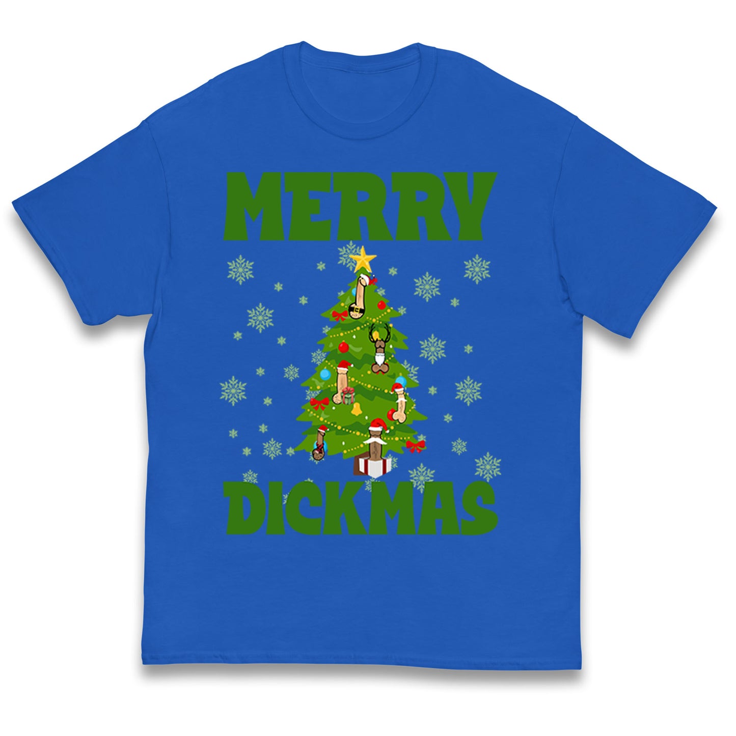 Merry Dickmas Funny Christmas T Shirt