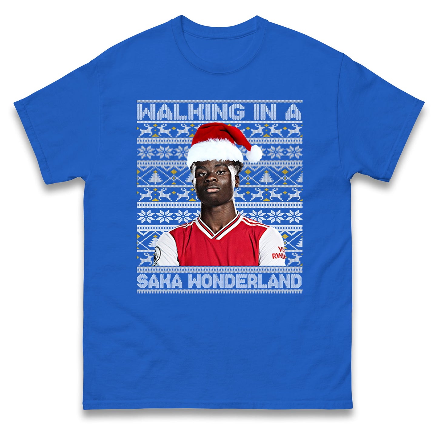 bukayo saka christmas t shirt