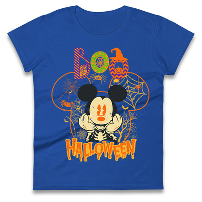 Mickey Mouse Boo Halloween Womens t shirts