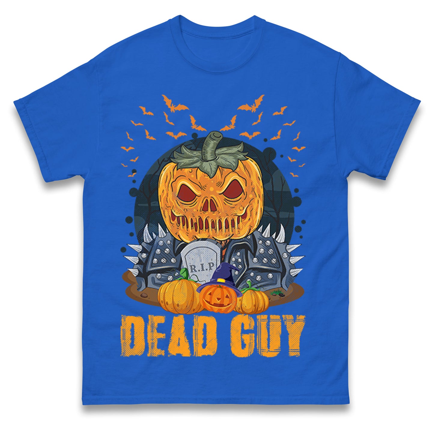 Scary Pumpkin Dead Guy T Shirts
