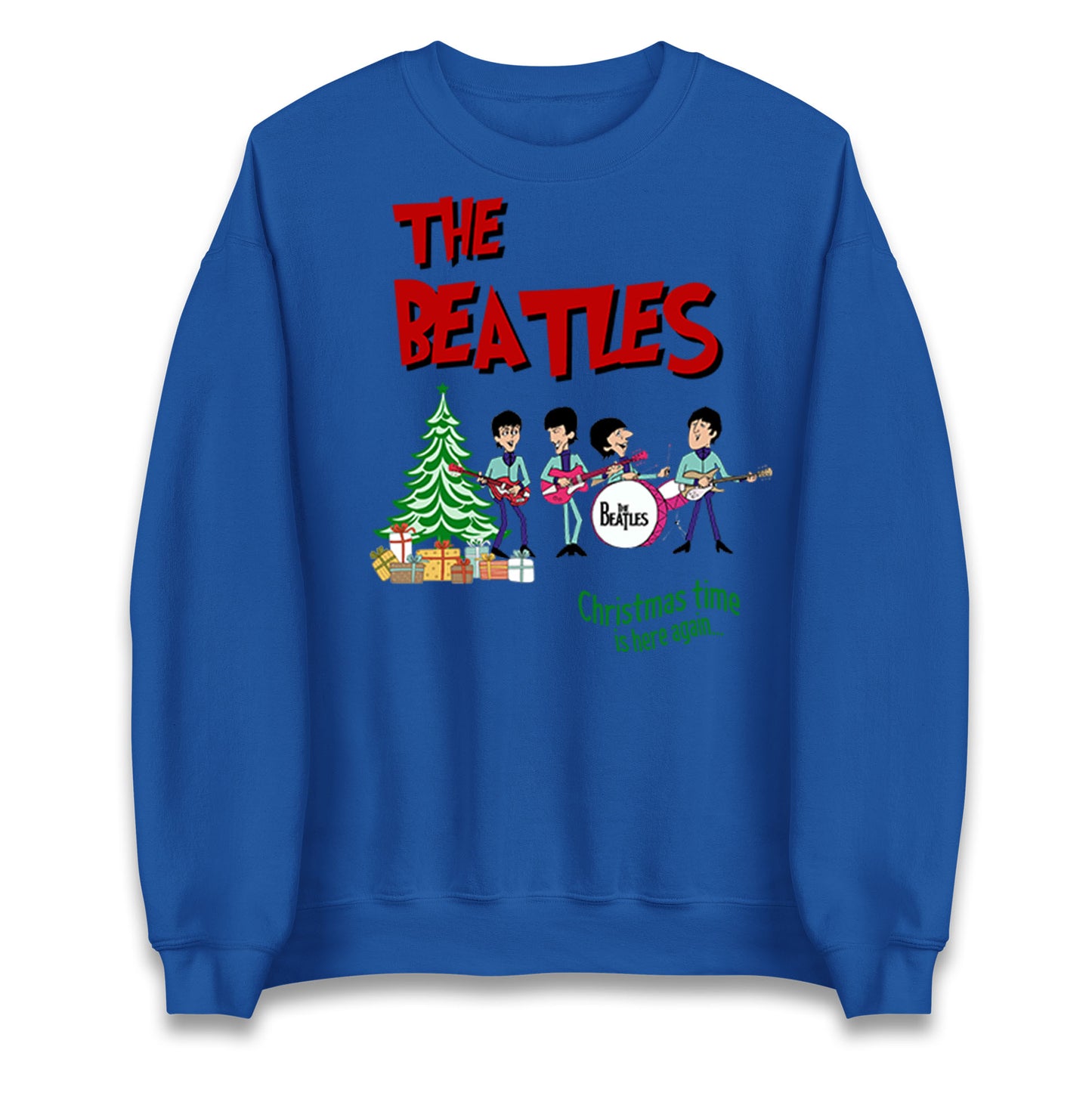 beatles christmas sweatshirt