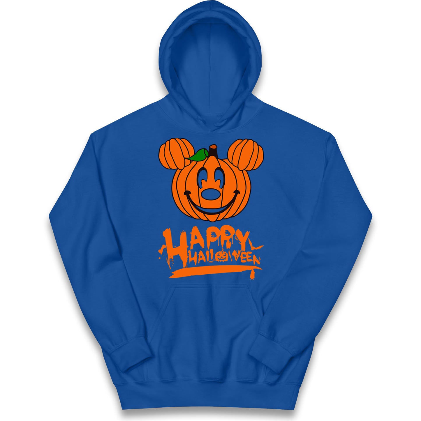 Mickey Mouse Pumpkin Happy Halloween Kids Hoodie