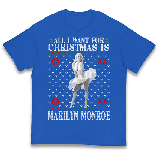 marilyn monroe christmas t shirt