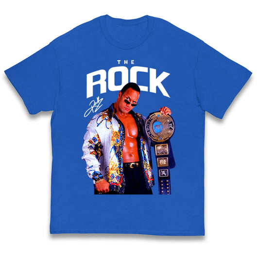 The Rock wwe Bootleg Kids T Shirt