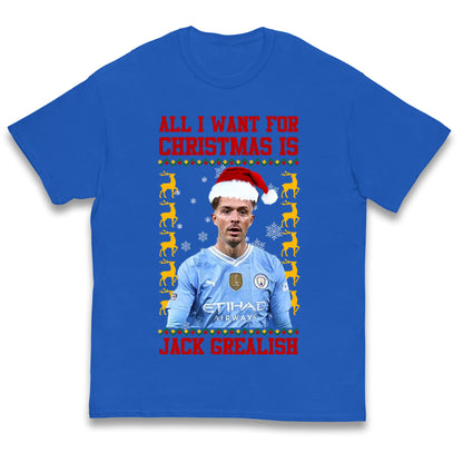 Jack Grealish Christmas Kids T Shirt