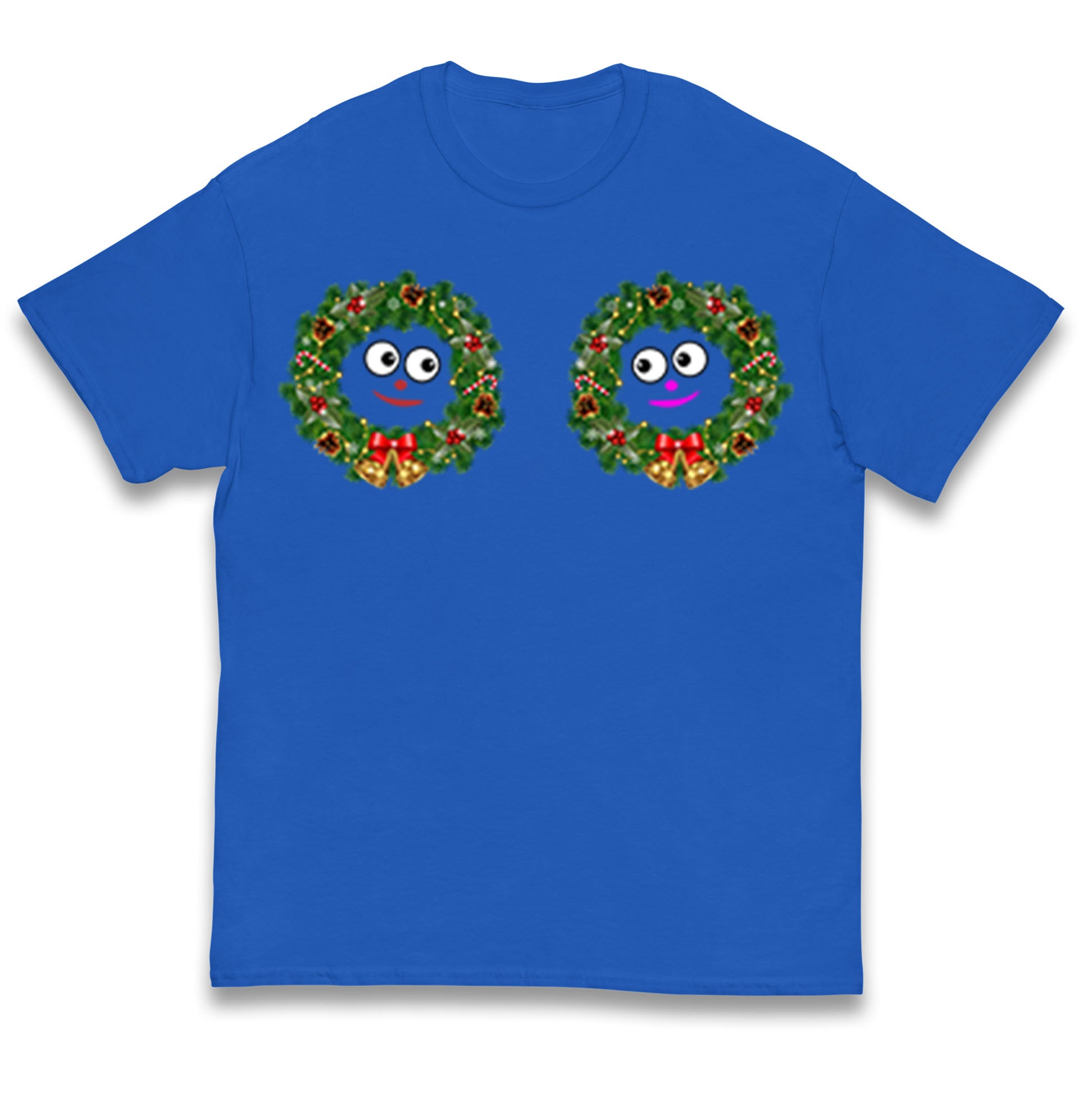 Christmas Decoration Rings Smiley Funny T Shirt