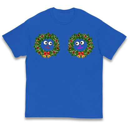 Christmas Decoration Rings Smiley Funny T Shirt