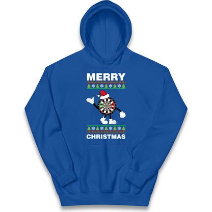 dartboard christmas santa costume hoodie