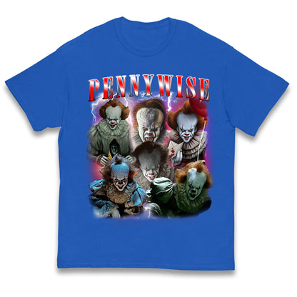 The Clown Pennywise Scary Halloween Bootleg Kids T Shirt