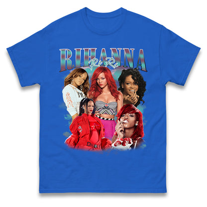 Rihanna T Shirt Red Hair