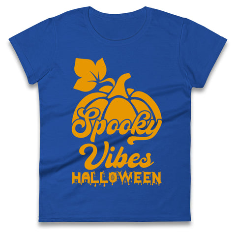 Spooky Vibes Halloween Womens t shirt