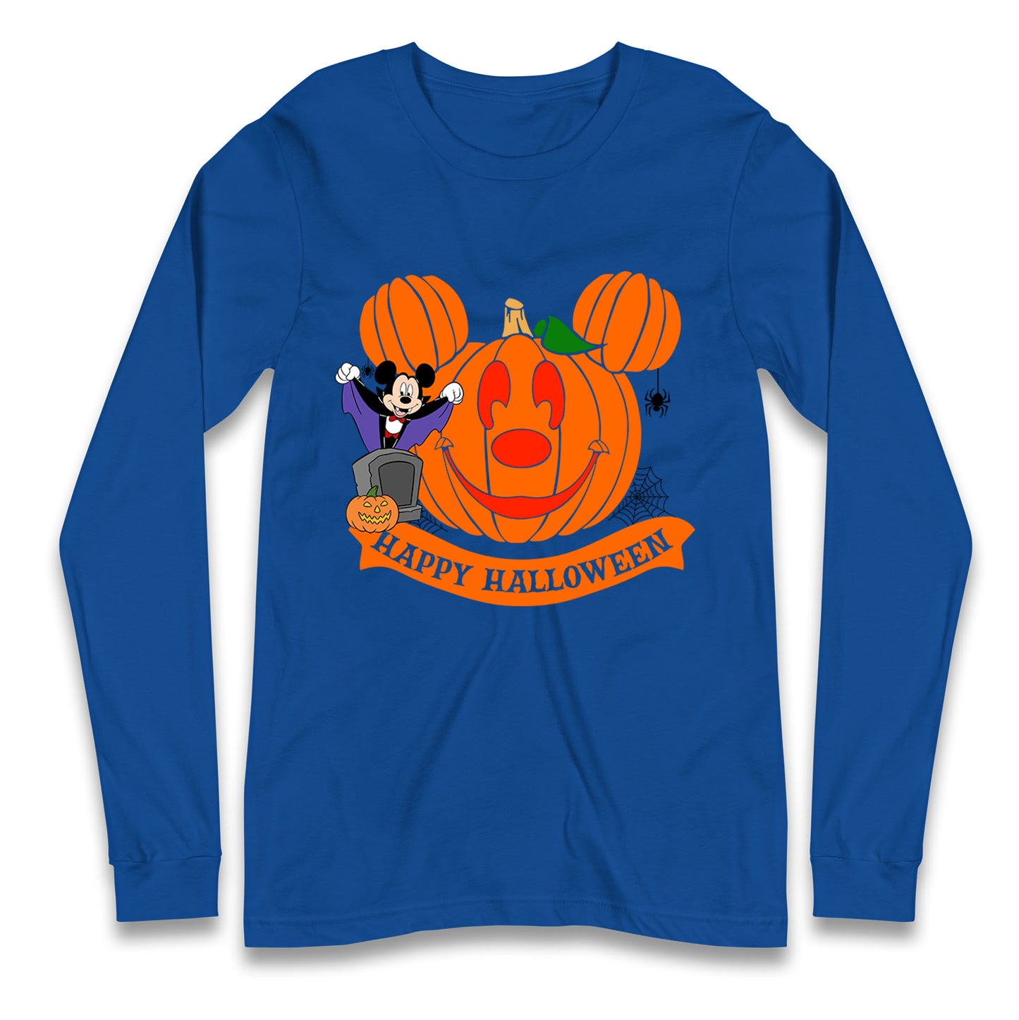 Mickey Mouse Horror Happy Halloween Long Sleeve T Shirt