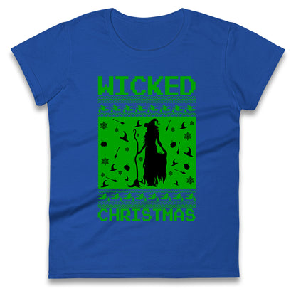 wicked christmas womens t shirt