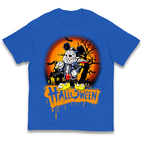 Mickey Mouse Haunted Halloween Kids T Shirt