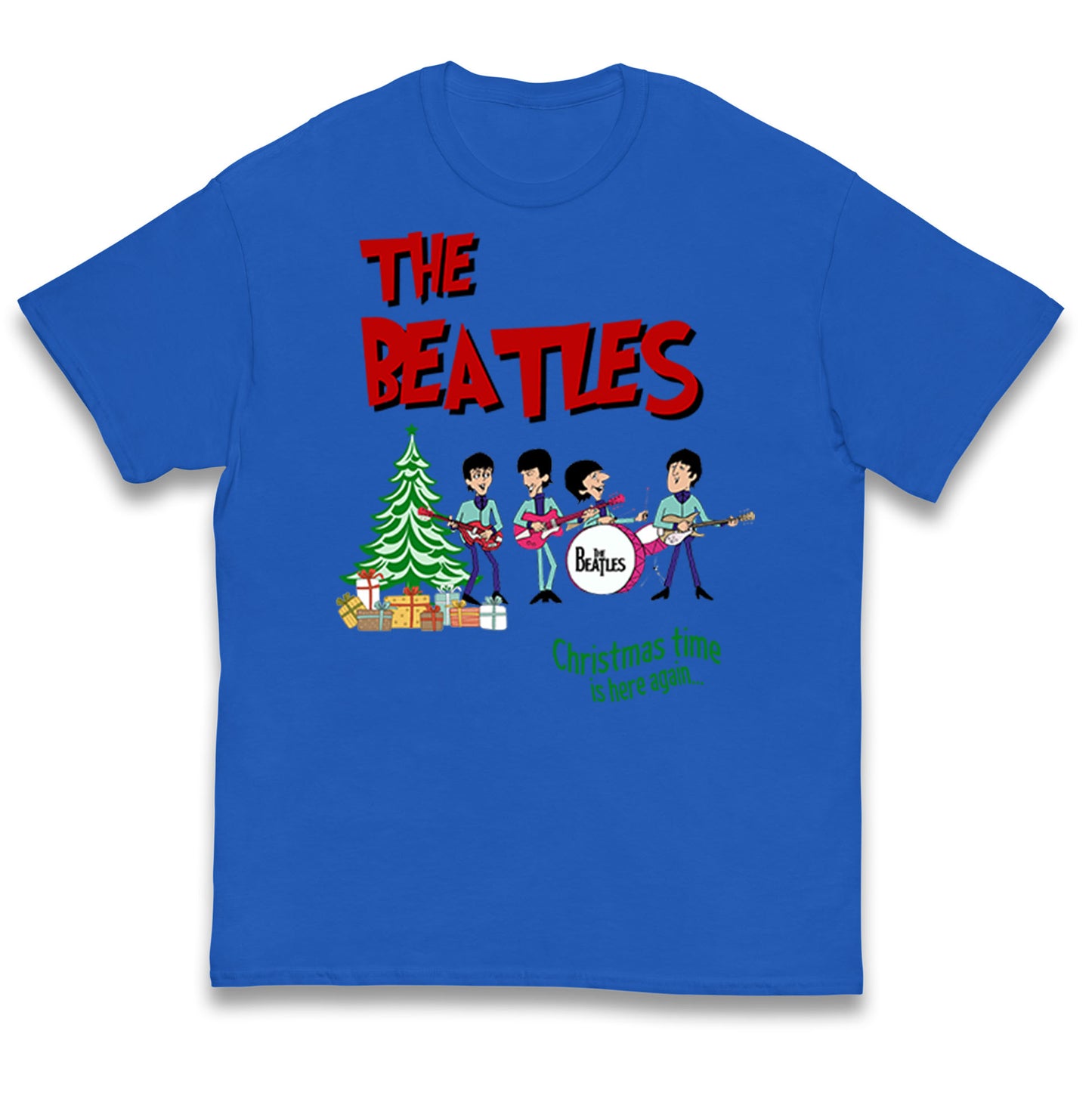 beatles christmas t shirt