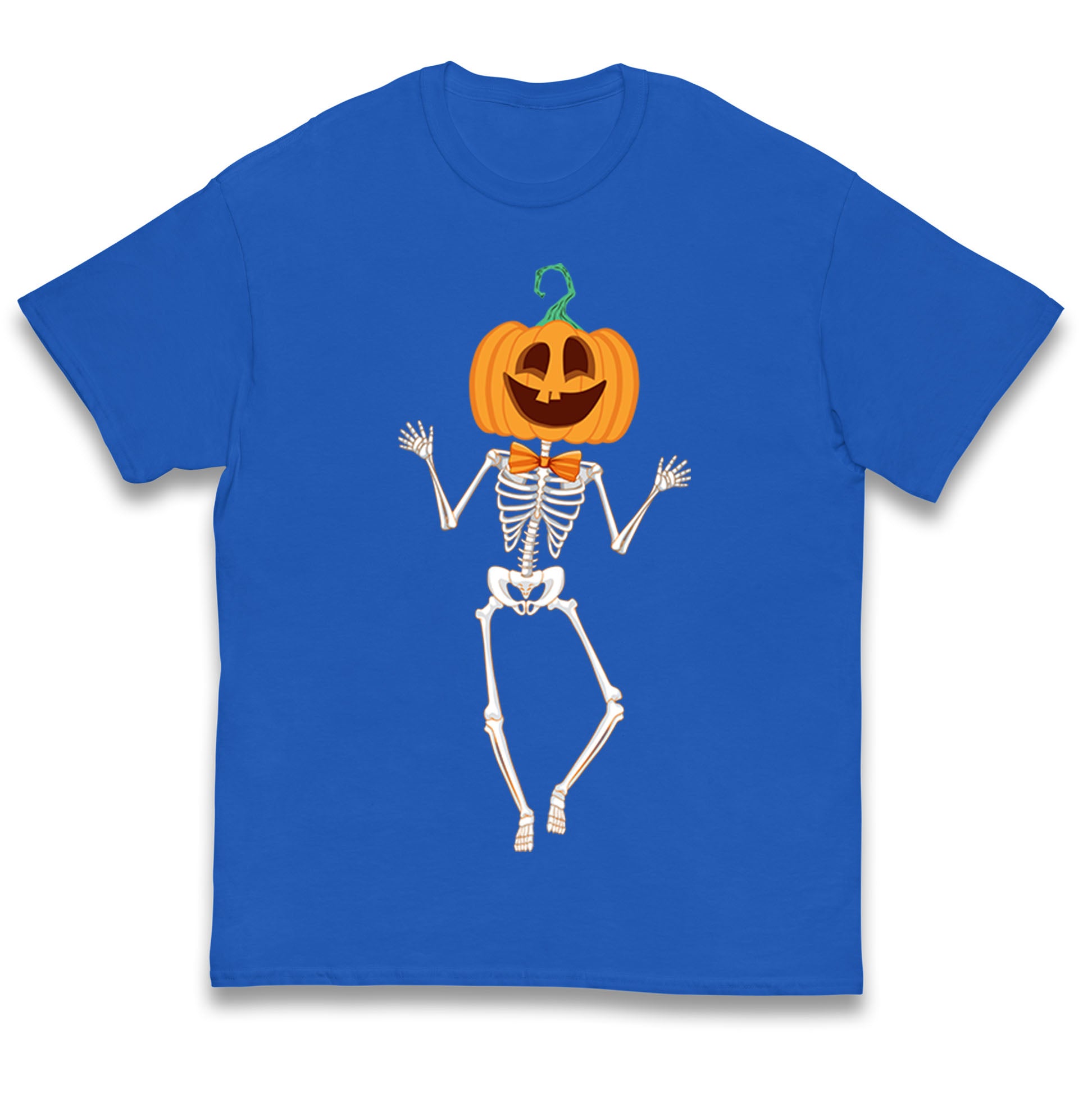 Pumpkin Skeleton Halloween T Shirt
