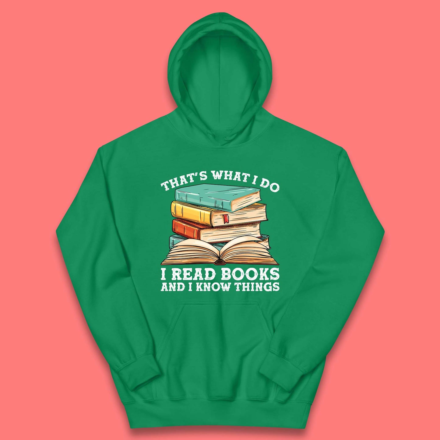 Books Reading Kids Hoodie