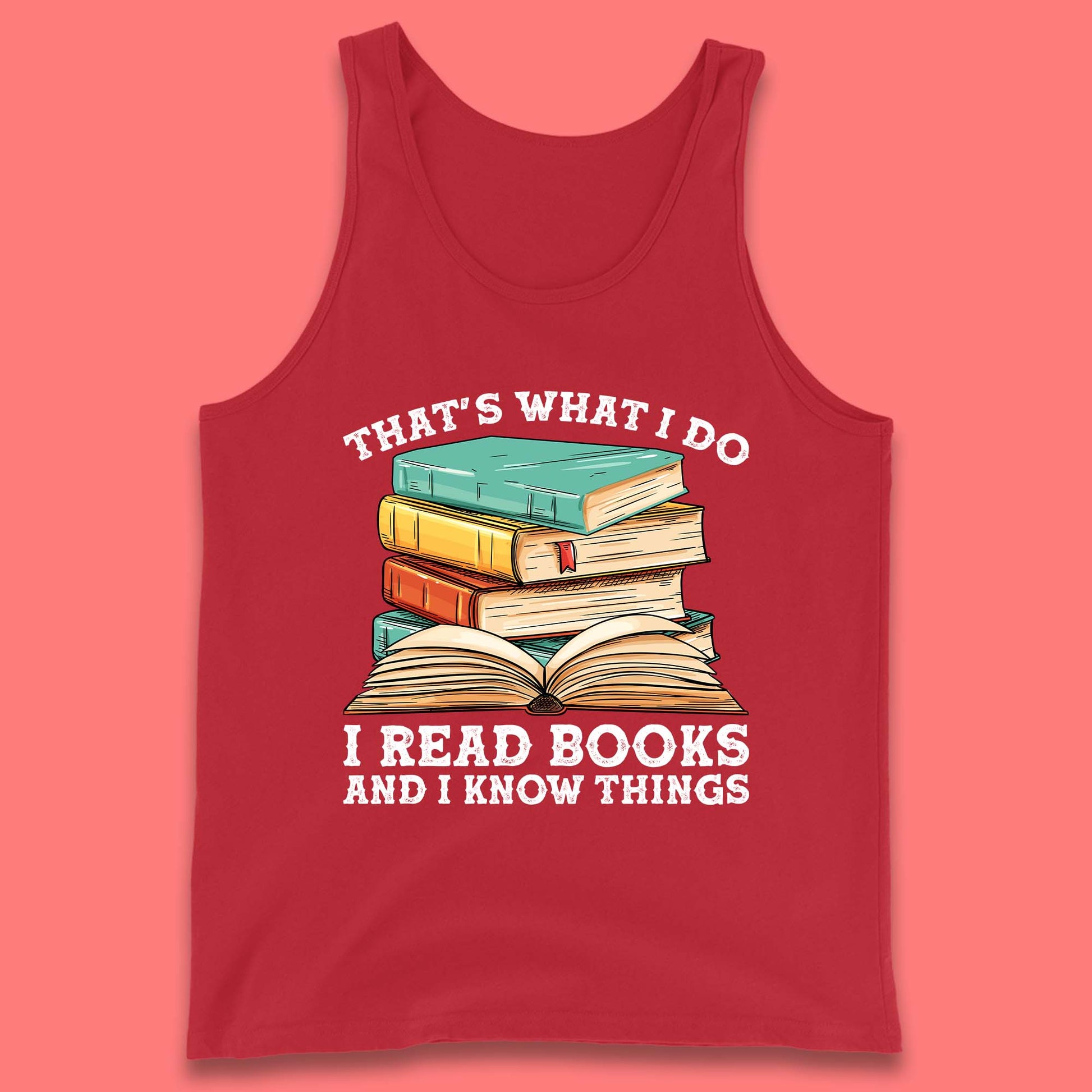 Books Reading Tank Top 