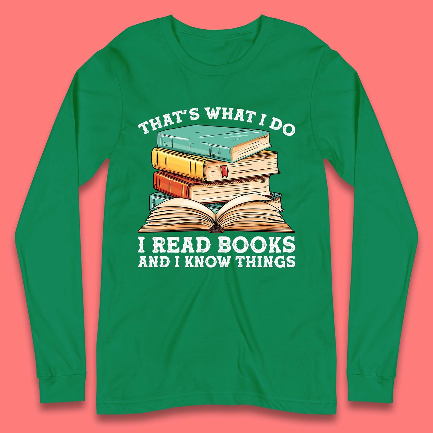 Books Reading Long Sleeve T-Shirt