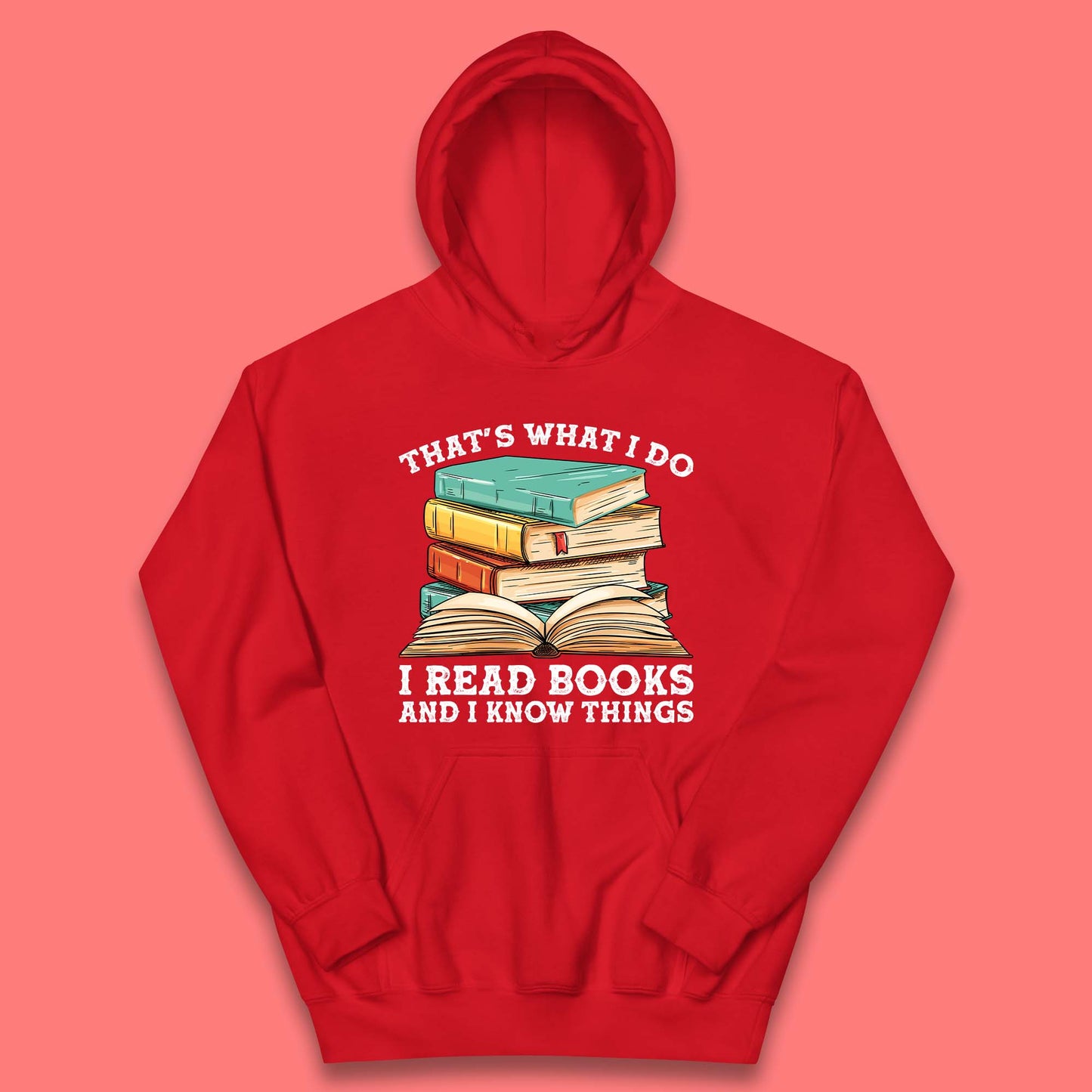 Books Reading Kids Hoodie