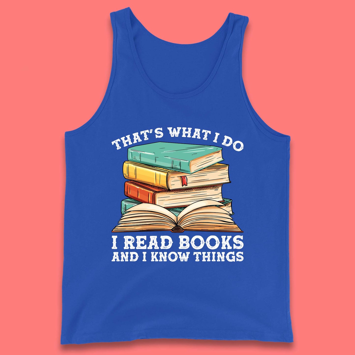 Books Reading Tank Top 