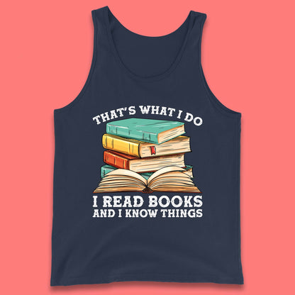 Books Reading Tank Top 