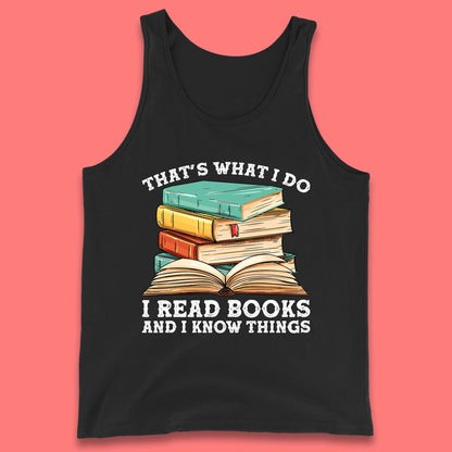 Books Reading Tank Top 