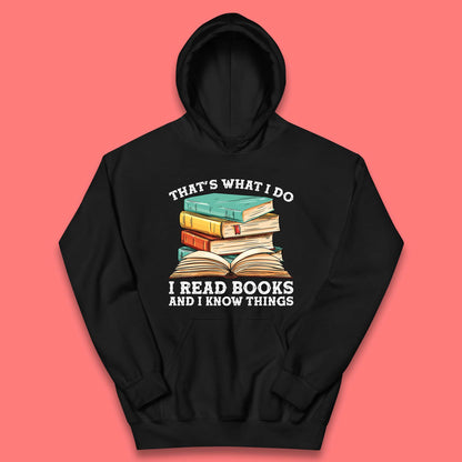 Books Reading Kids Hoodie