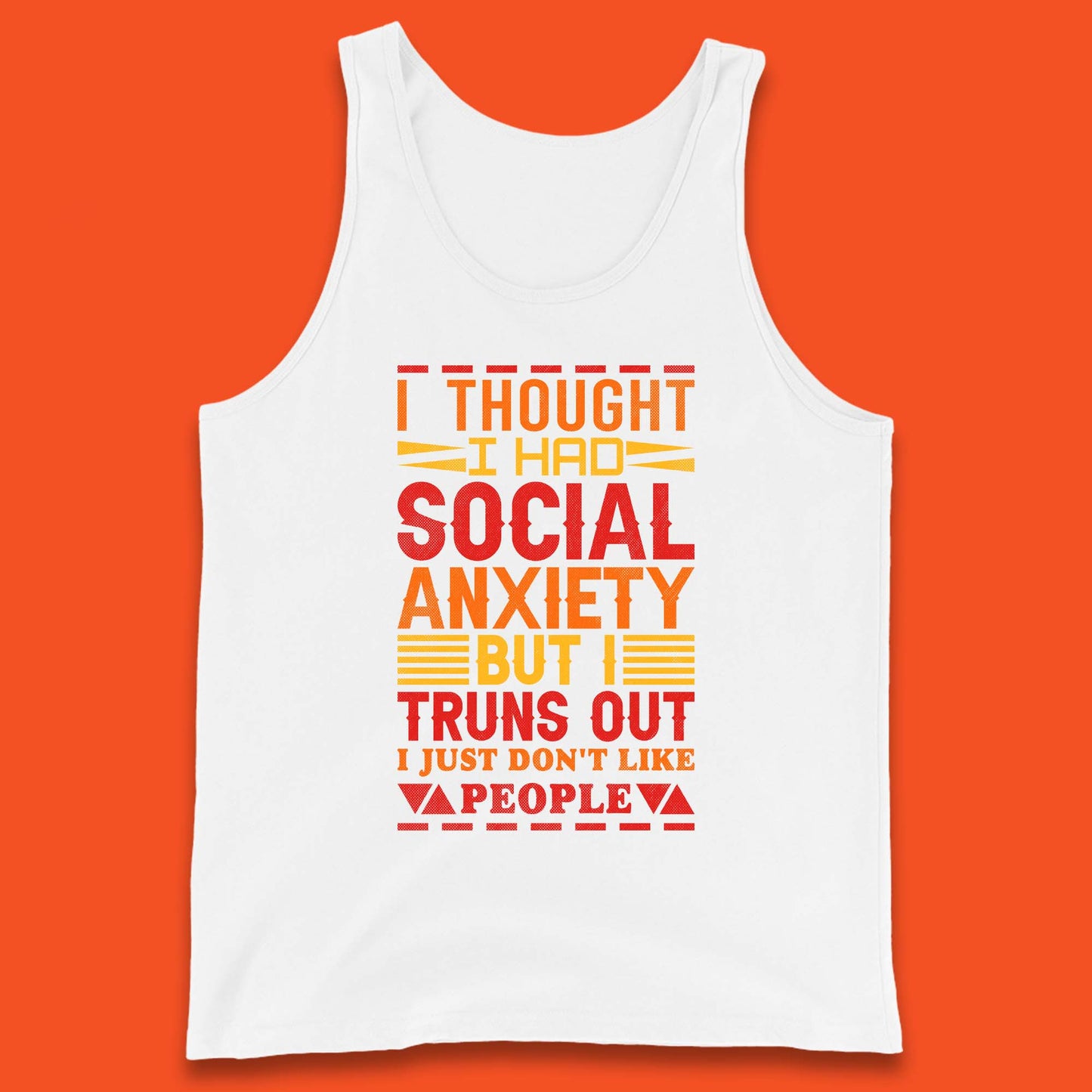 Social Anxiety Tank Top