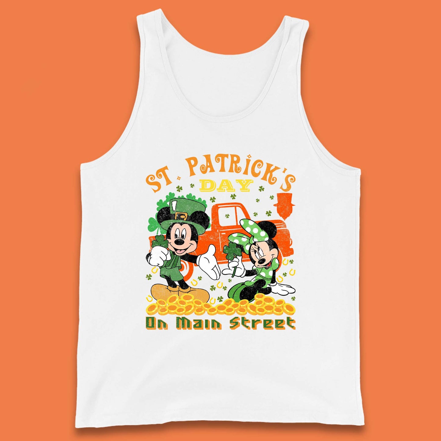 Disney St Patricks Day Vest T Shirt