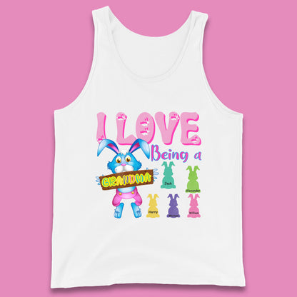 Personalised I Love Being A Grandma Tank Top