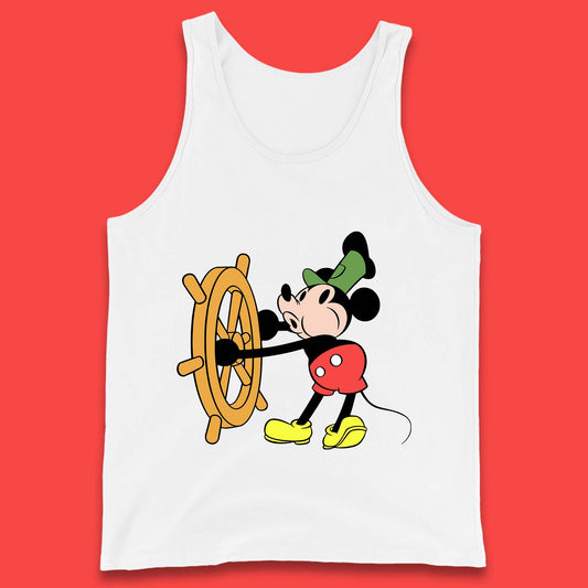 Classic Disney Mickey Mouse Steamboat Willie Disneyland Magic Kingdom Trip Tank Top