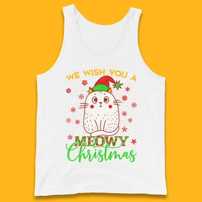 Meowy Christmas Tank Top