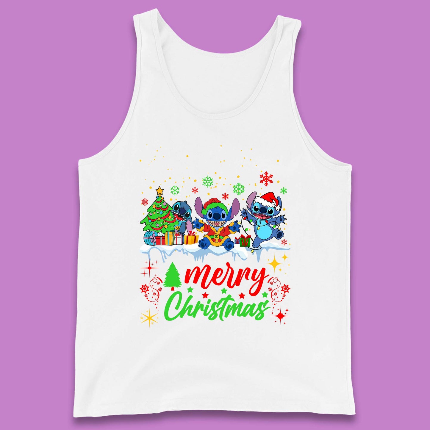 Stitch Squad Christmas Tank Top