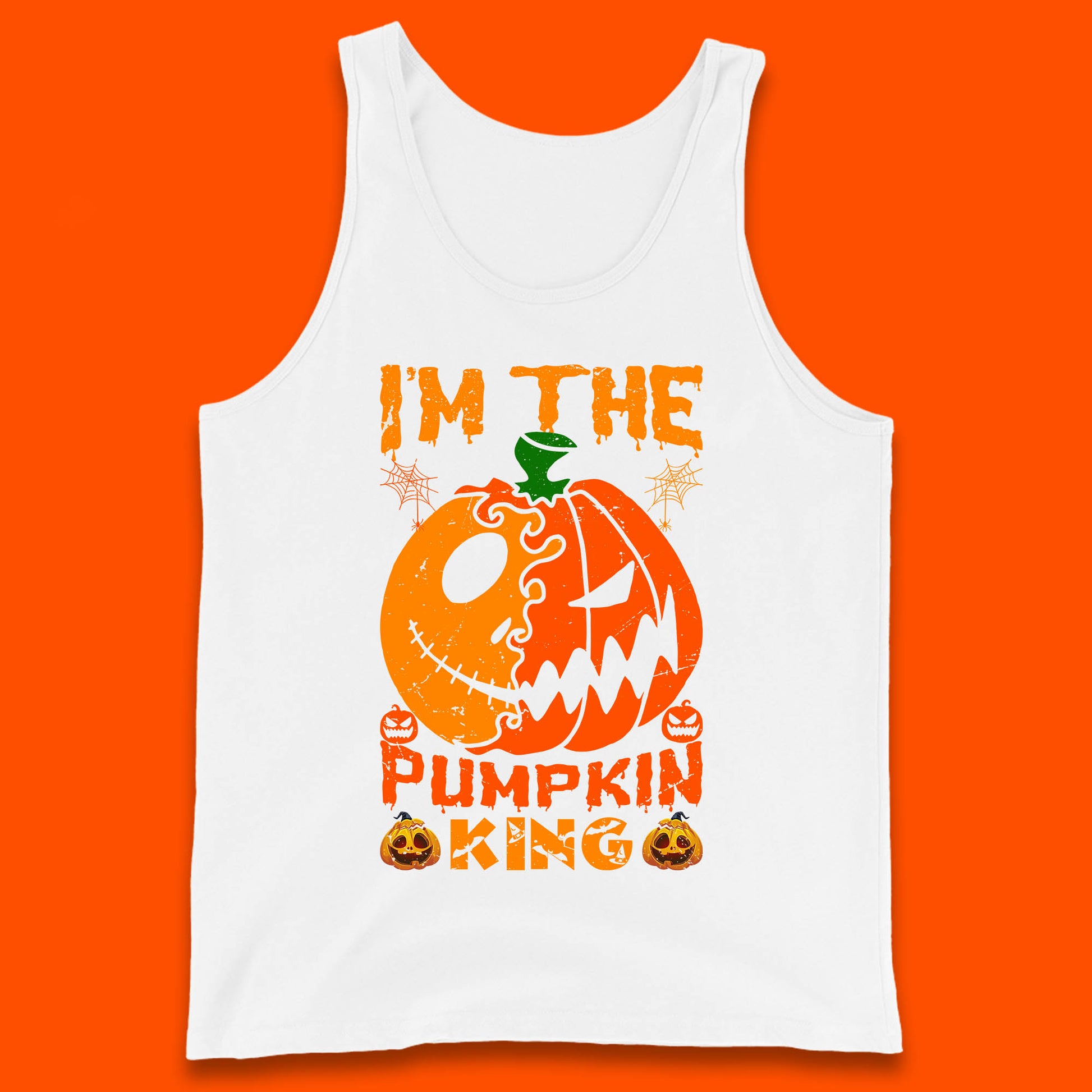 jack skellington pumpkin tank top