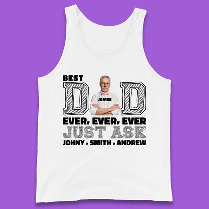 Personalised Best Dad Ever Tank Top