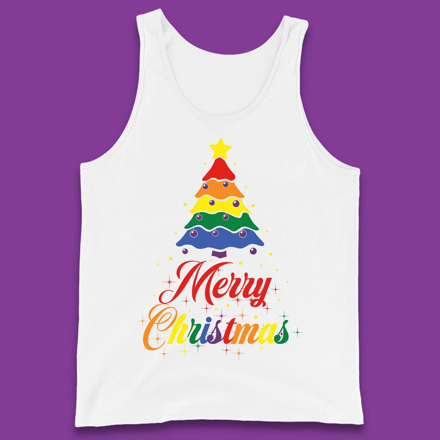 Pride Christmas Tree Tank Top