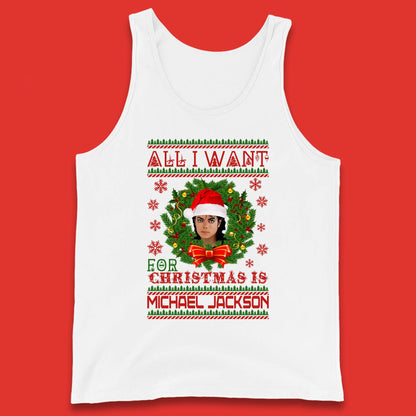 Michael Jackson Christmas Tank Top