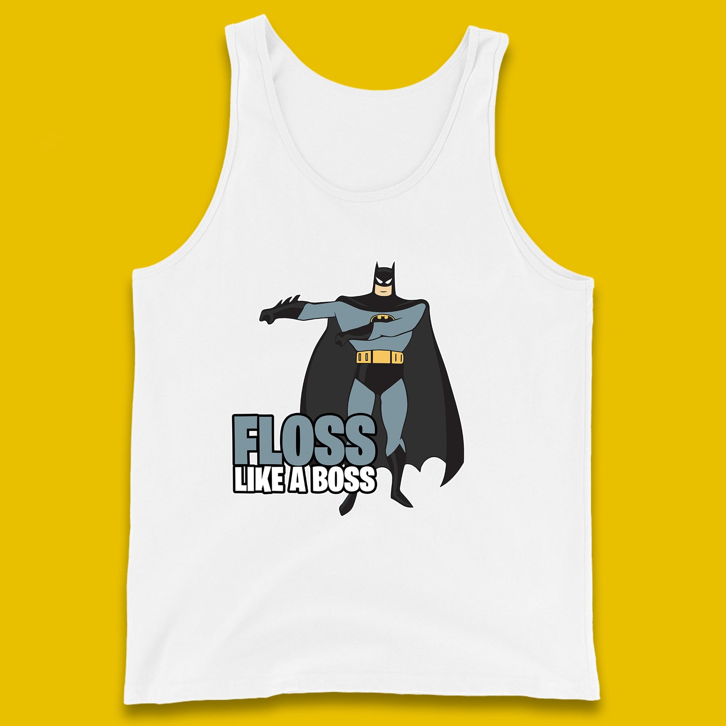 Batman Floss Like A Boss DC Comics Action Adventure Superheros Movie Character Tank Top