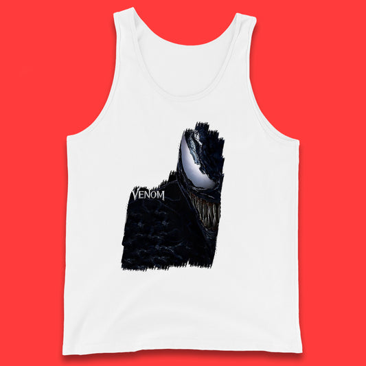 Angry Venom Amoled Half Face And Body Logo Marvel Avengers Superheros Movie Character Tank Top