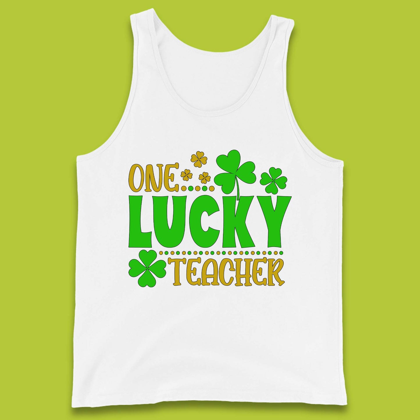 One Lucky Teacher Tank Top