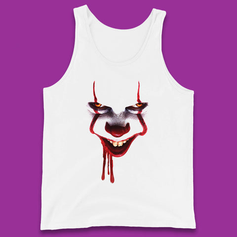 Pennywise Clown IT Chapter 2 Halloween Horror Movie Character Tank Top