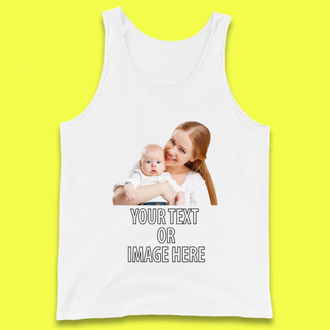 Personalized Custom Text Or Image Here, Custom Photo, Custom Business Logo, Add Your Own Text Customizable Tank Top