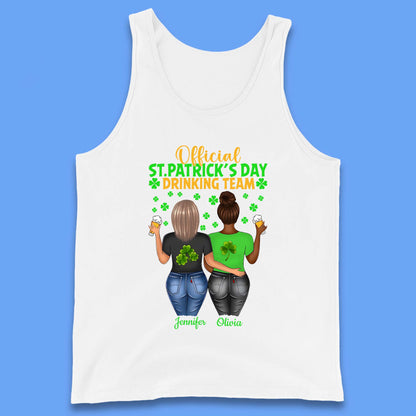 Personalised St. Patrick's Day Drinking Team Tank Top