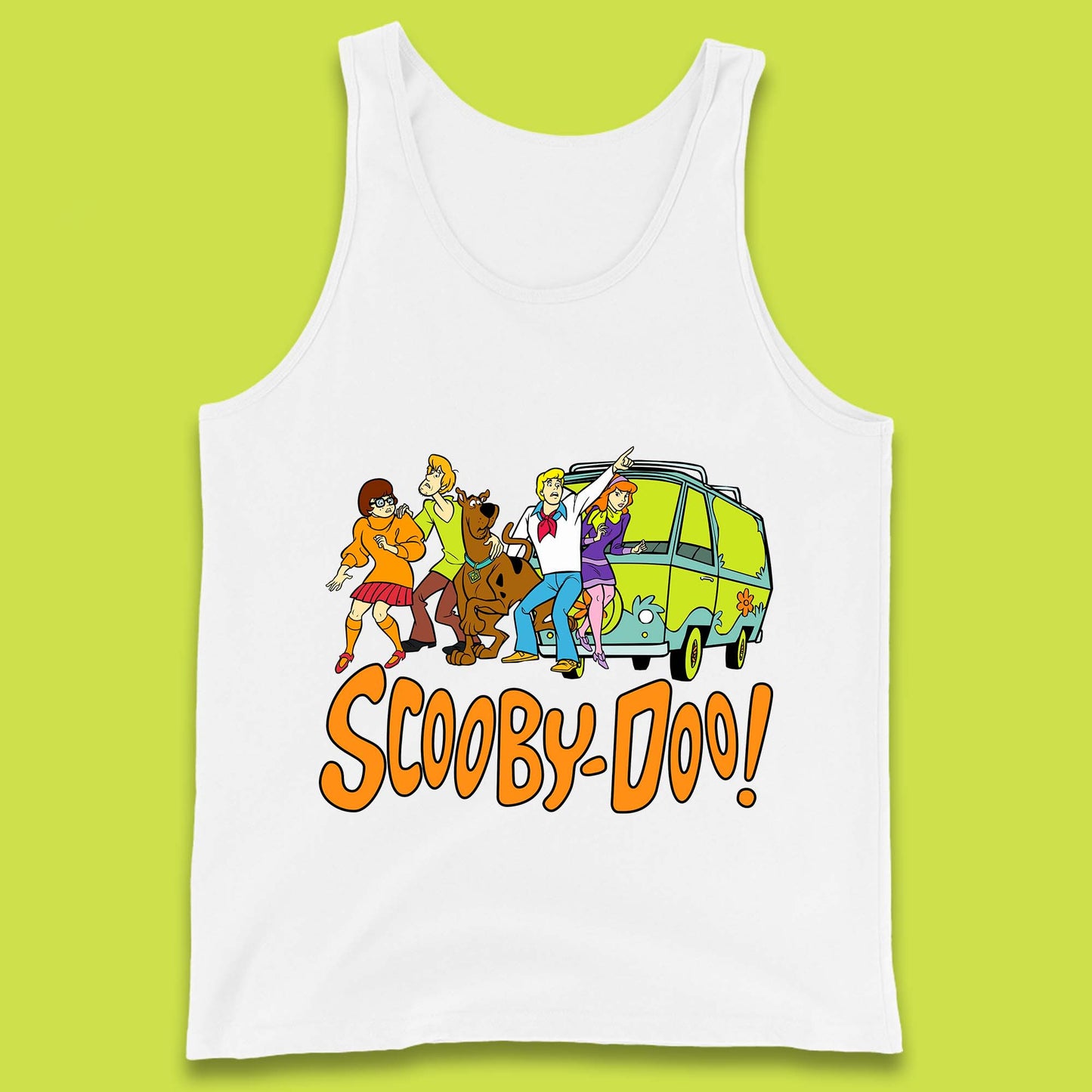 Halloween Scooby Doo & Gang Horror Van Scary Mystery Machine Tank Top