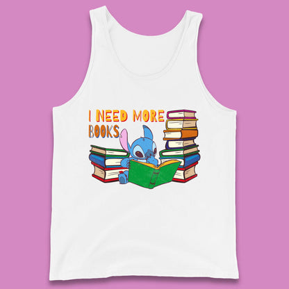 Stitch Reading A Book Tank Top