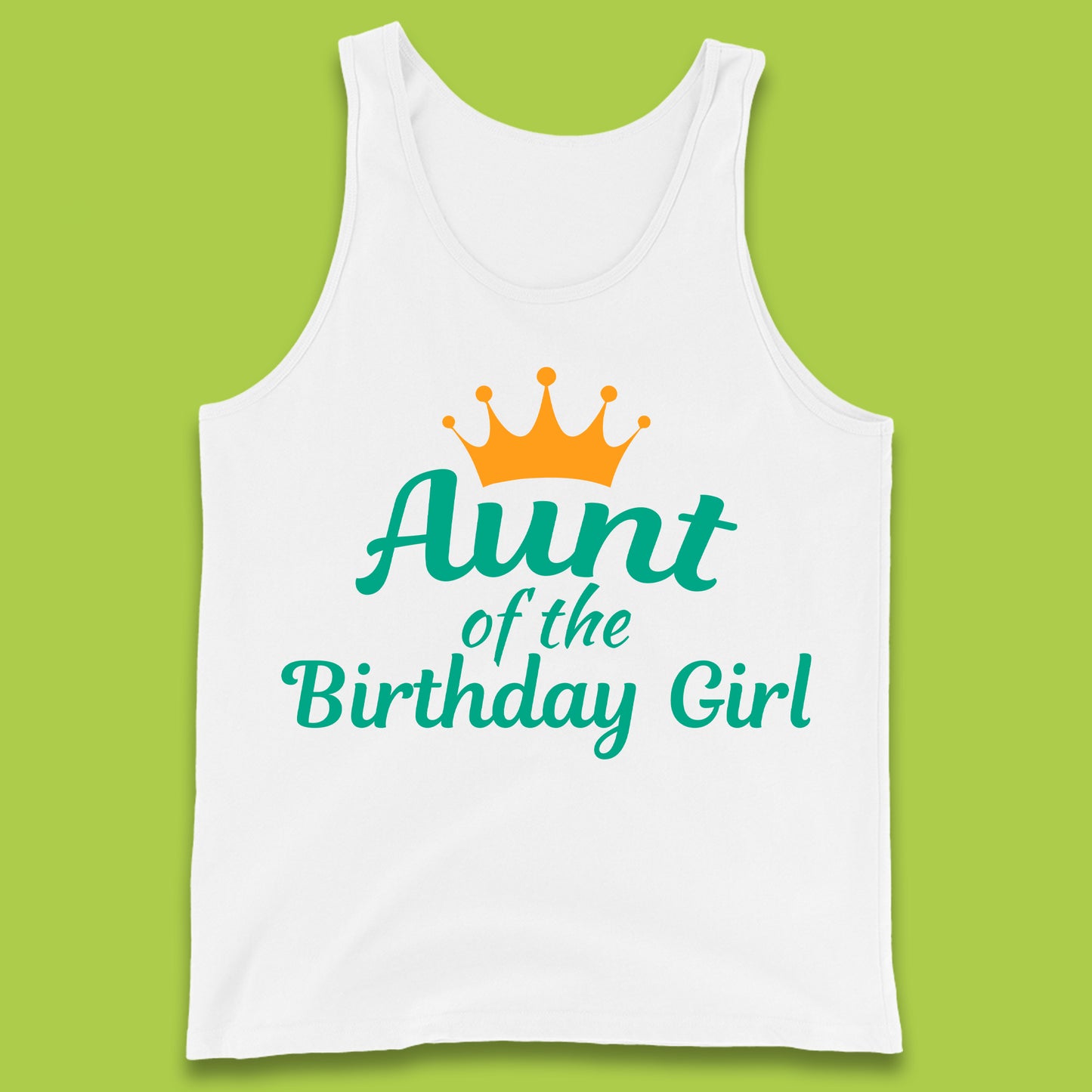 Aunt Of The Birthday Girl Tank Top