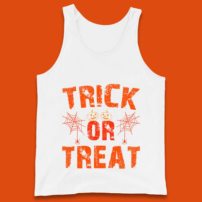 Trick Or Treat Happy Halloween Horror Scary Spooky Season Vibes Tank Top